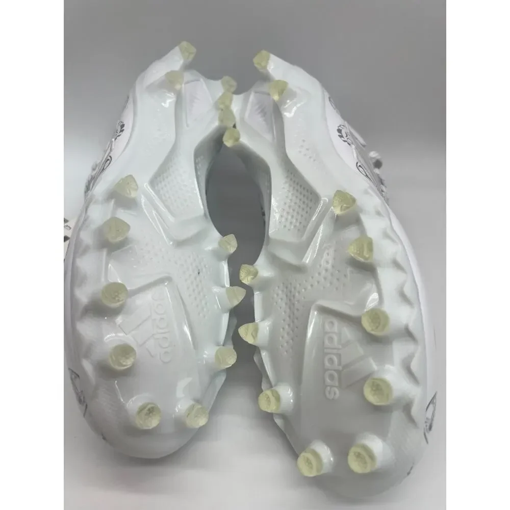 Adidas Freak 22 Big Mood Football Cleats White Silver Emoji GX7983 Size 9.5 New